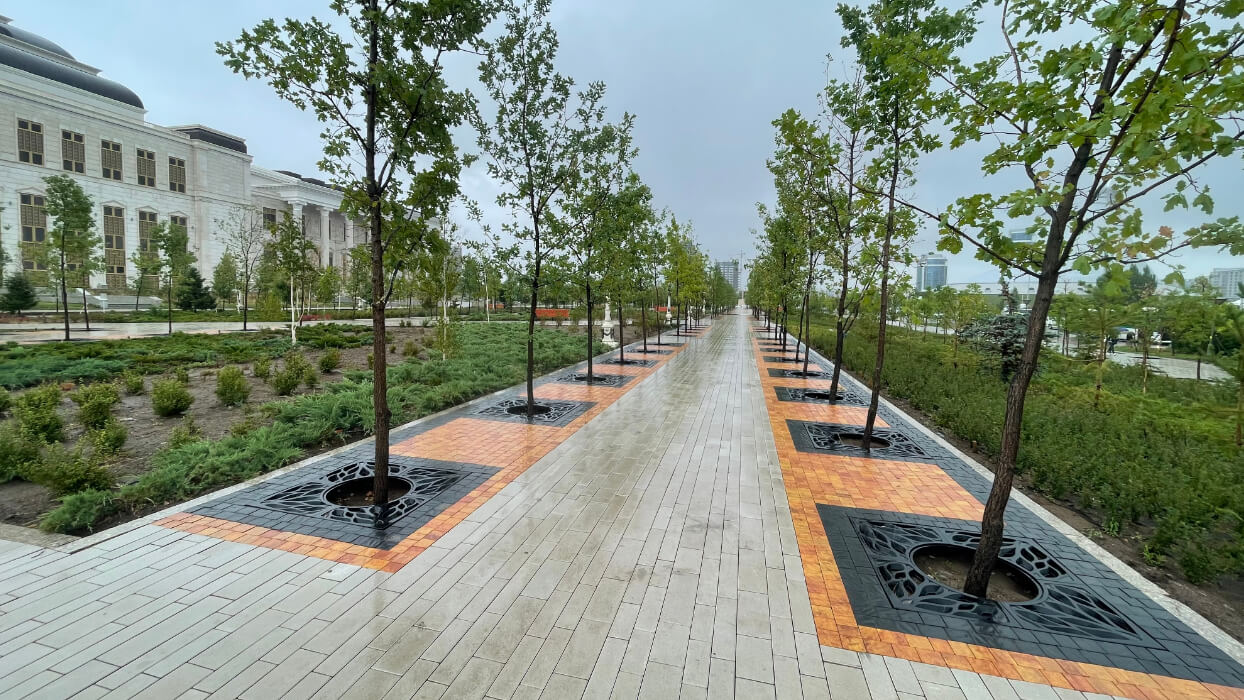 Приствольная решетка для дерева ZKING CRUST 1.2х1.2м Черная в Первоуральске фото