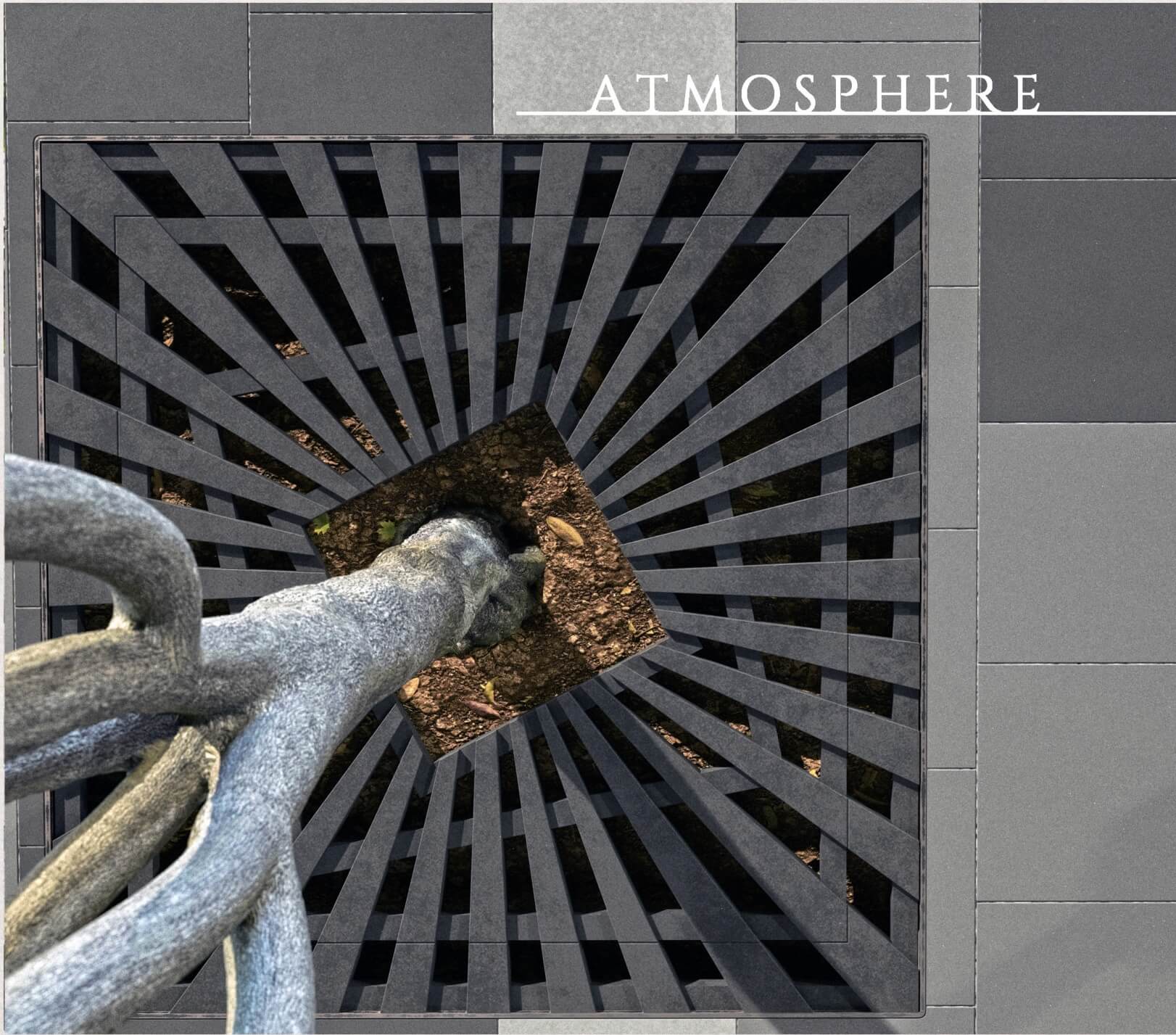 Приствольная решетка для дерева ZKING ATMOSPHERE 1.2х1.2м Черная в Первоуральске фото