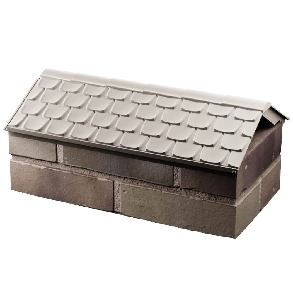 Парапет Zking Эльбрус Бежевый с посадкой на 1 кирпич (255мм) в Первоуральске фото