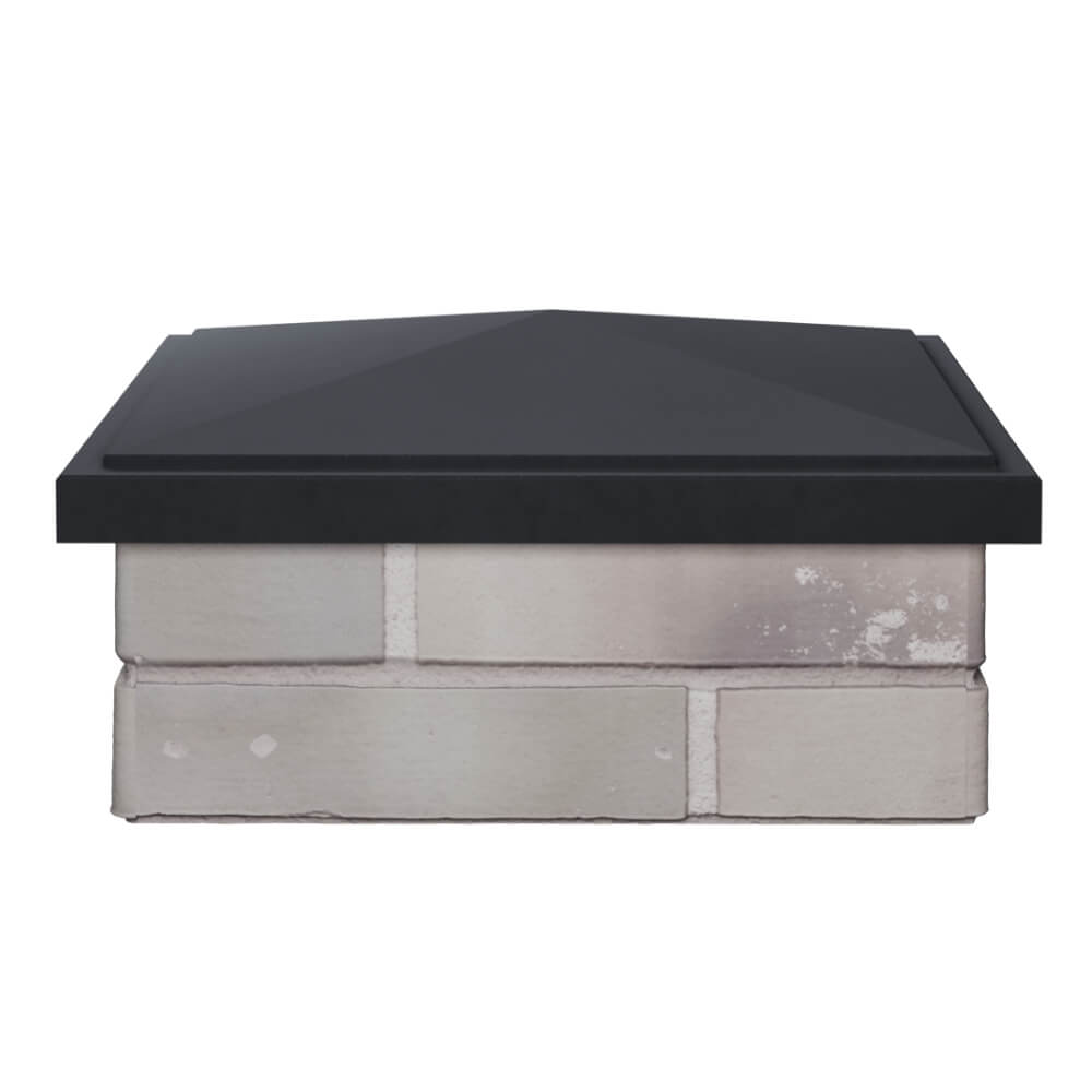 Колпак Zking БонаМоно Серый на столб 1.5х1.5 кирпича (385х385, 400х400мм) Первоуральск фото