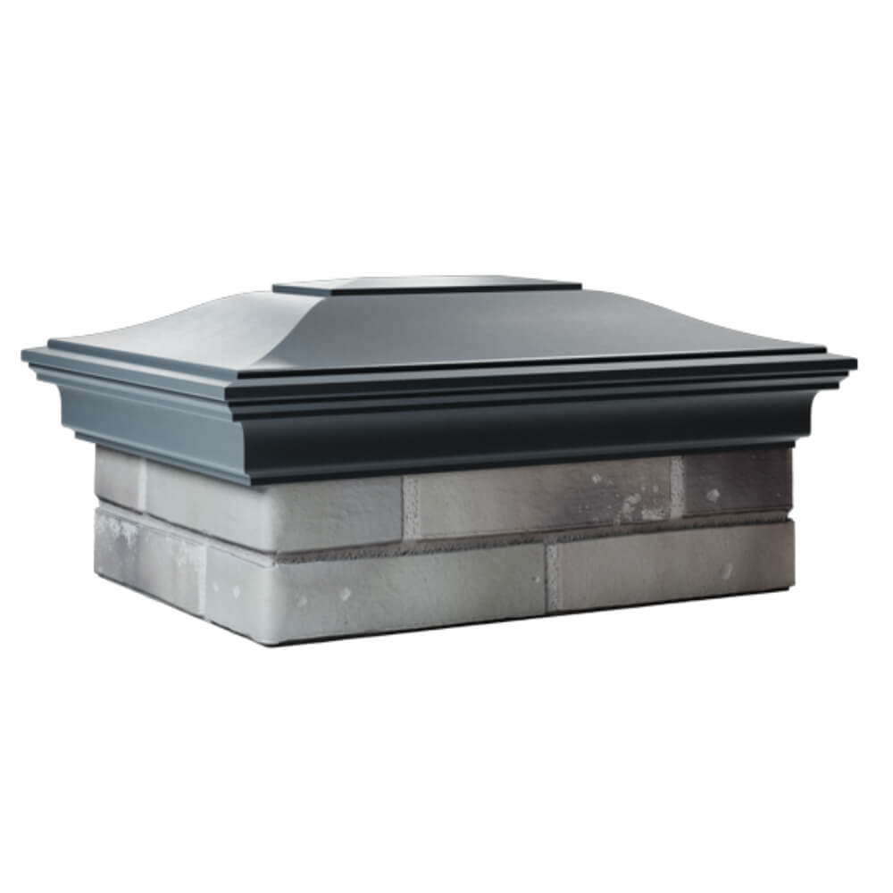 Колпак Zking Монблан Серый на столб 2х1.5 кирпича (515х385мм) в Первоуральске фото