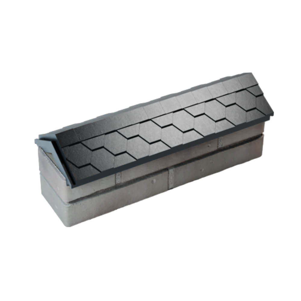 Парапет Zking Эверест Черный с посадкой на 0.5 кирпича (130мм) в Первоуральске фото