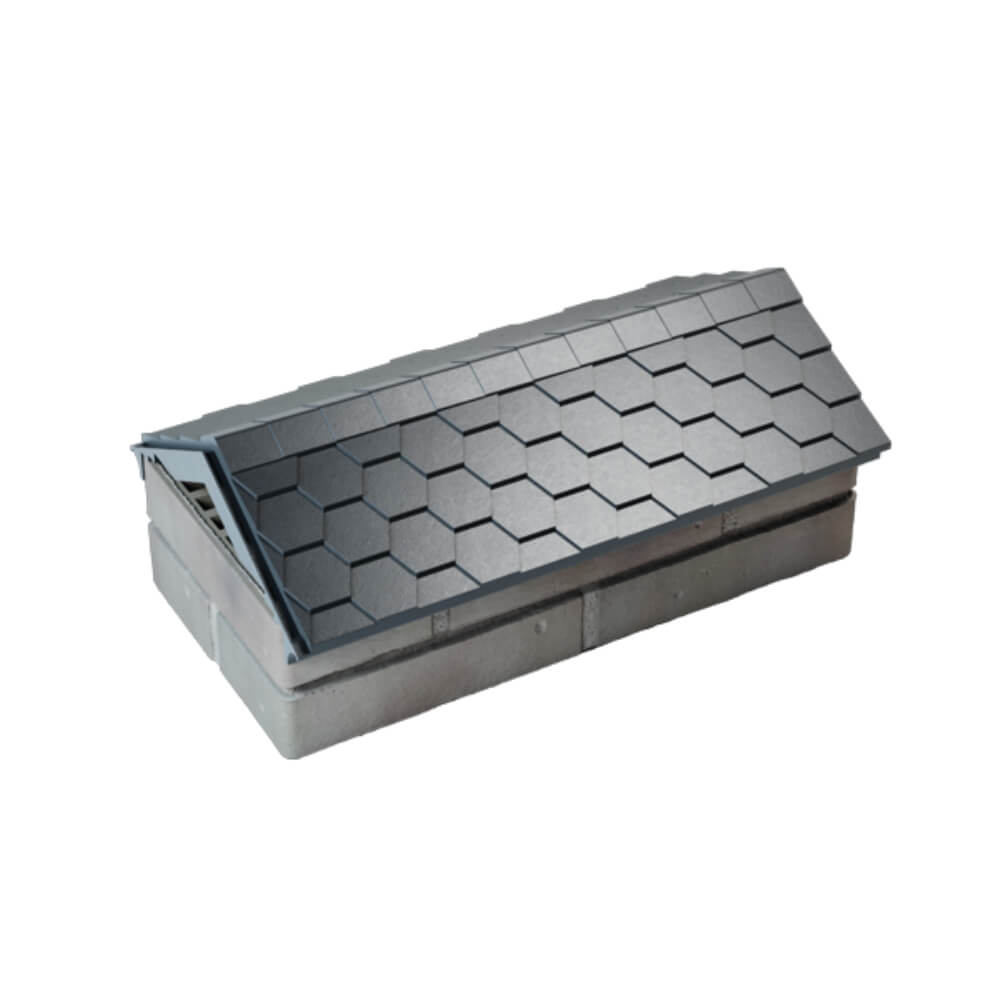 Парапет Zking Эверест Серый с посадкой на 1 кирпич (200/225/255мм) в Первоуральске фото