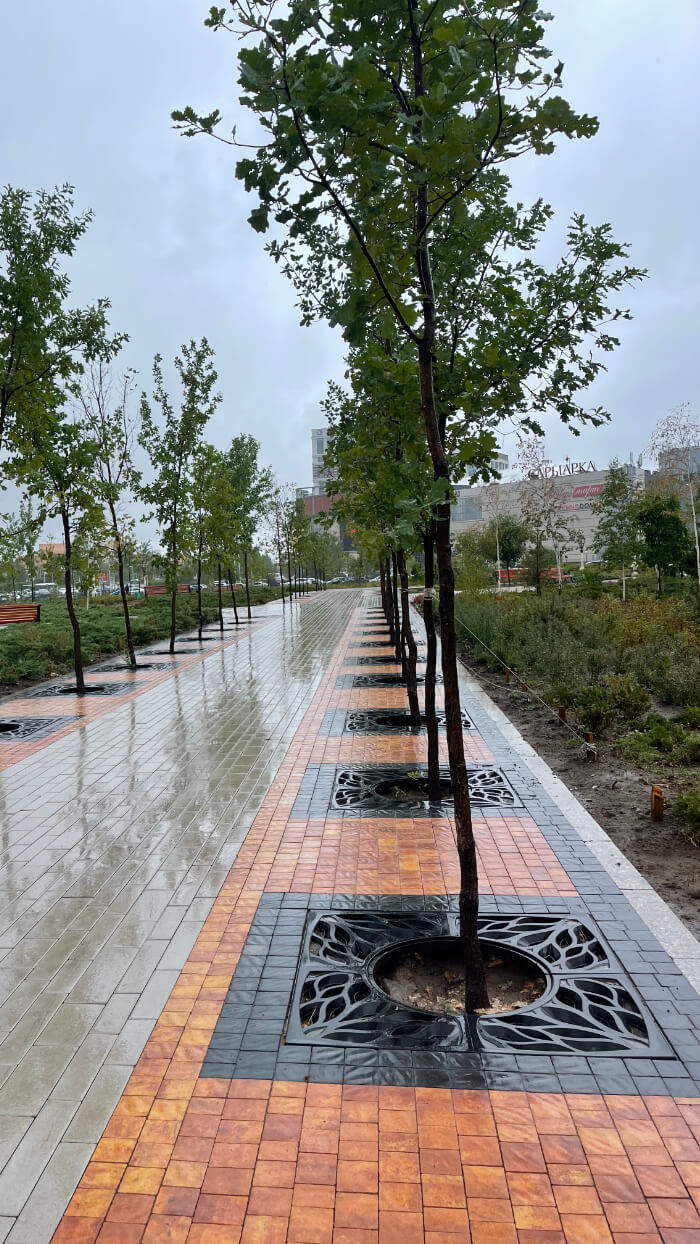 Приствольная решетка для дерева ZKING CRUST 1.2х1.2м Черная в Первоуральске фото