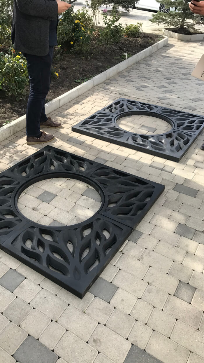 Приствольная решетка для дерева ZKING CRUST 1.2х1.2м Черная в Первоуральске фото