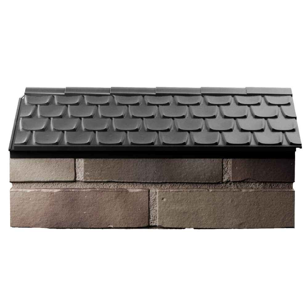 Парапет Zking Эльбрус Серый с посадкой на 1 кирпич (255мм) в Первоуральске фото