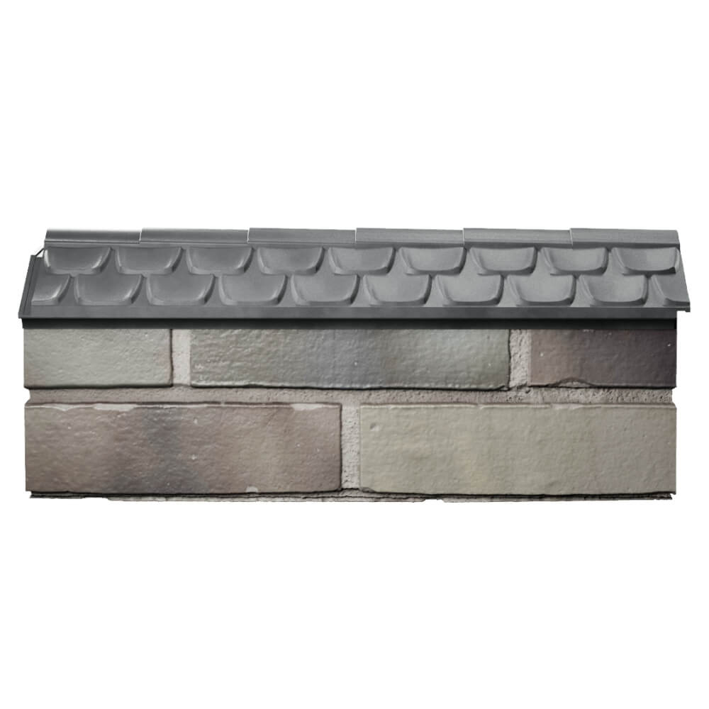 Парапет Zking Эльбрус Серый с посадкой на 0.5 кирпича (130мм) в Первоуральске фото