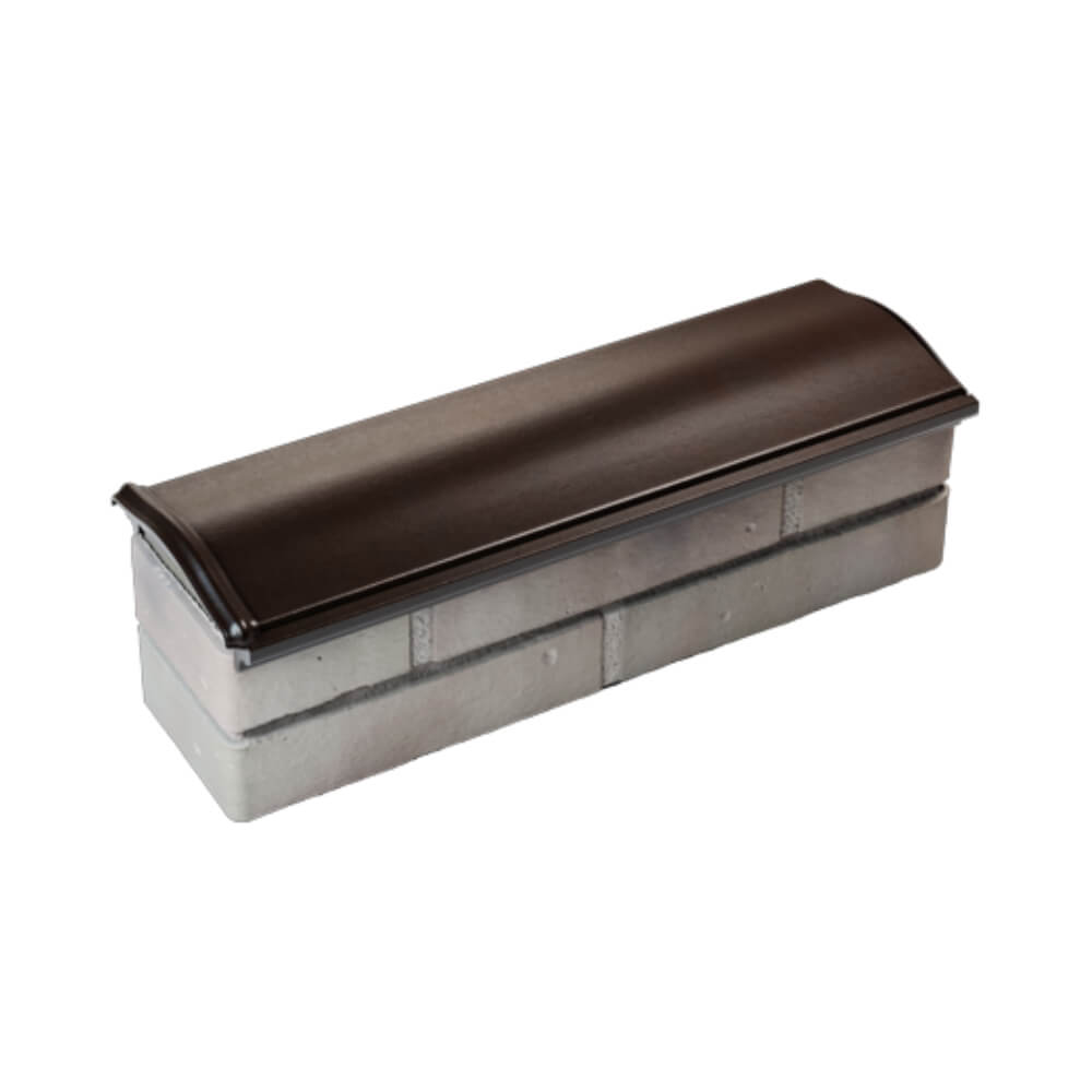 Парапет Zking Монблан Коричневый посадка на 0.5 кирпича (130мм) в Первоуральске фото