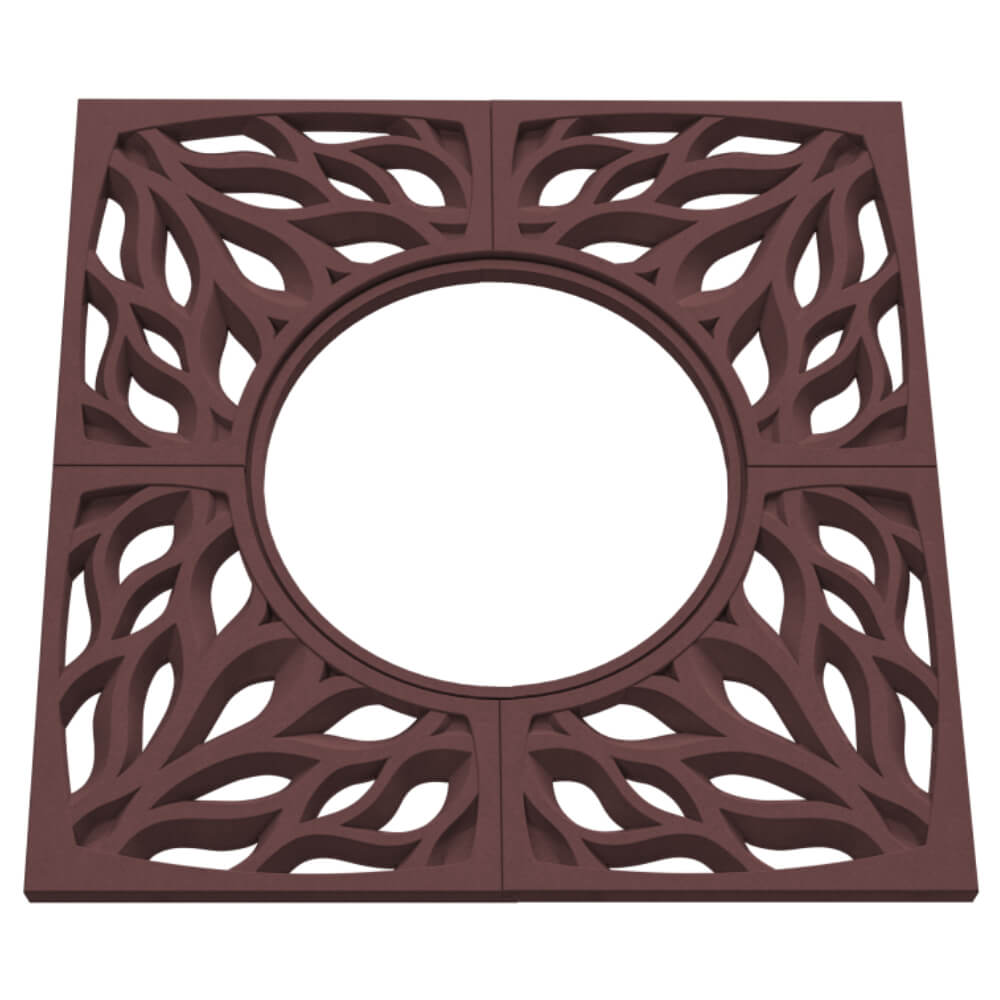 Приствольная решетка для дерева ZKING CRUST 1.2х1.2м Коричневая в Первоуральске фото