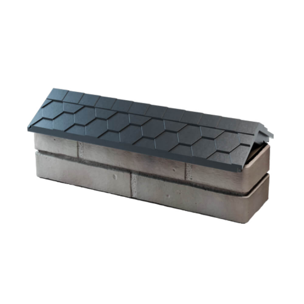 Парапет Zking Эверест Серый с посадкой на 0.5 кирпича (130мм) в Первоуральске фото