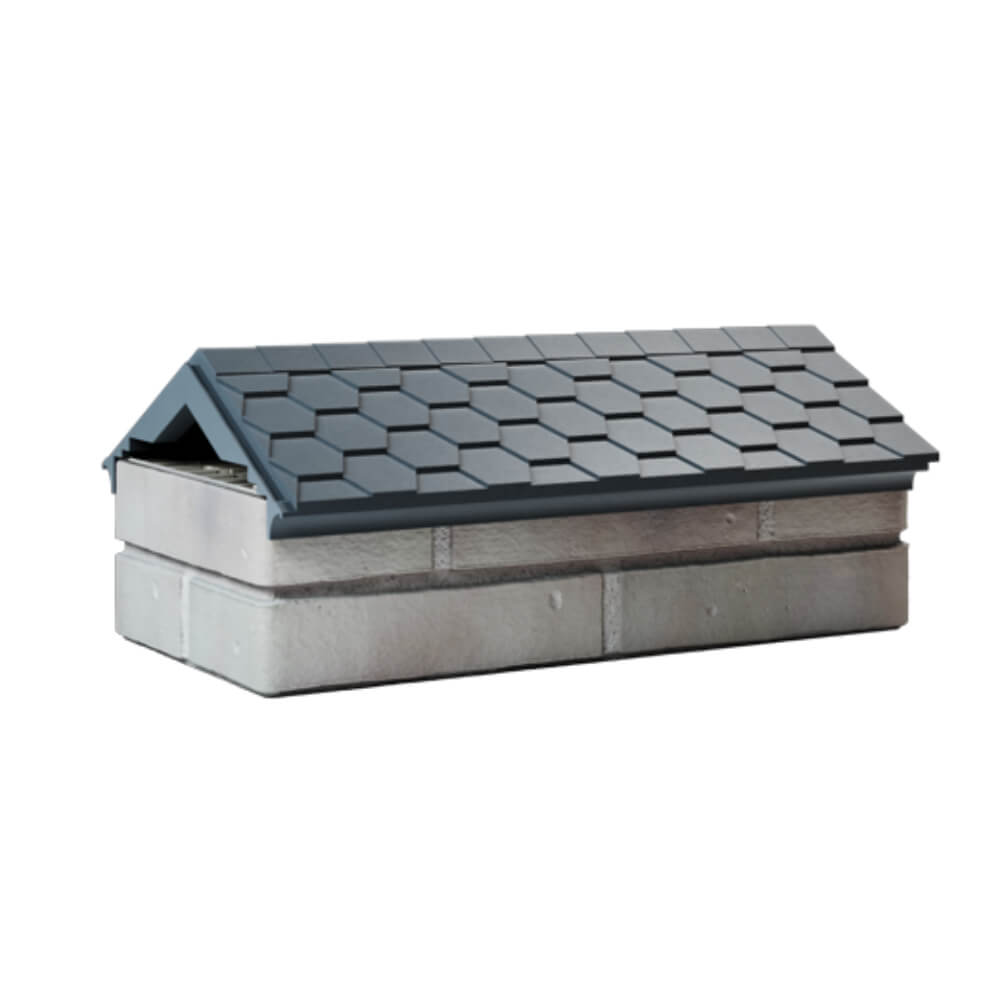 Парапет Zking Эверест Серый с посадкой на 1 кирпич (200/225/255мм) Первоуральск фото