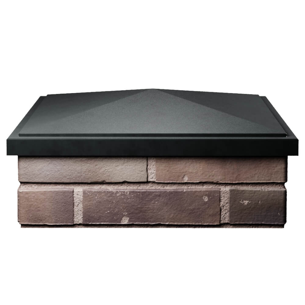 Колпак Zking БонаМоно Черный на столб 2х2 кирпича (515х515, 530х530мм) Первоуральск фото