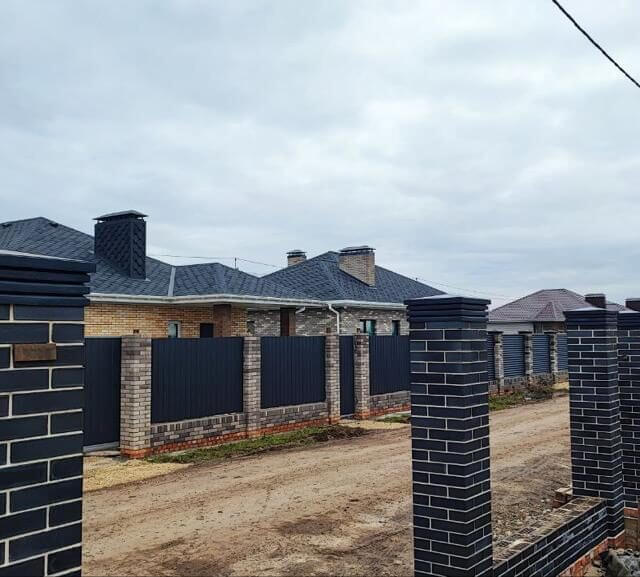 Колпак Zking Бона ХайТек Серый на столб 1.5х1.5 кирпича (385х385мм) в Первоуральске фото