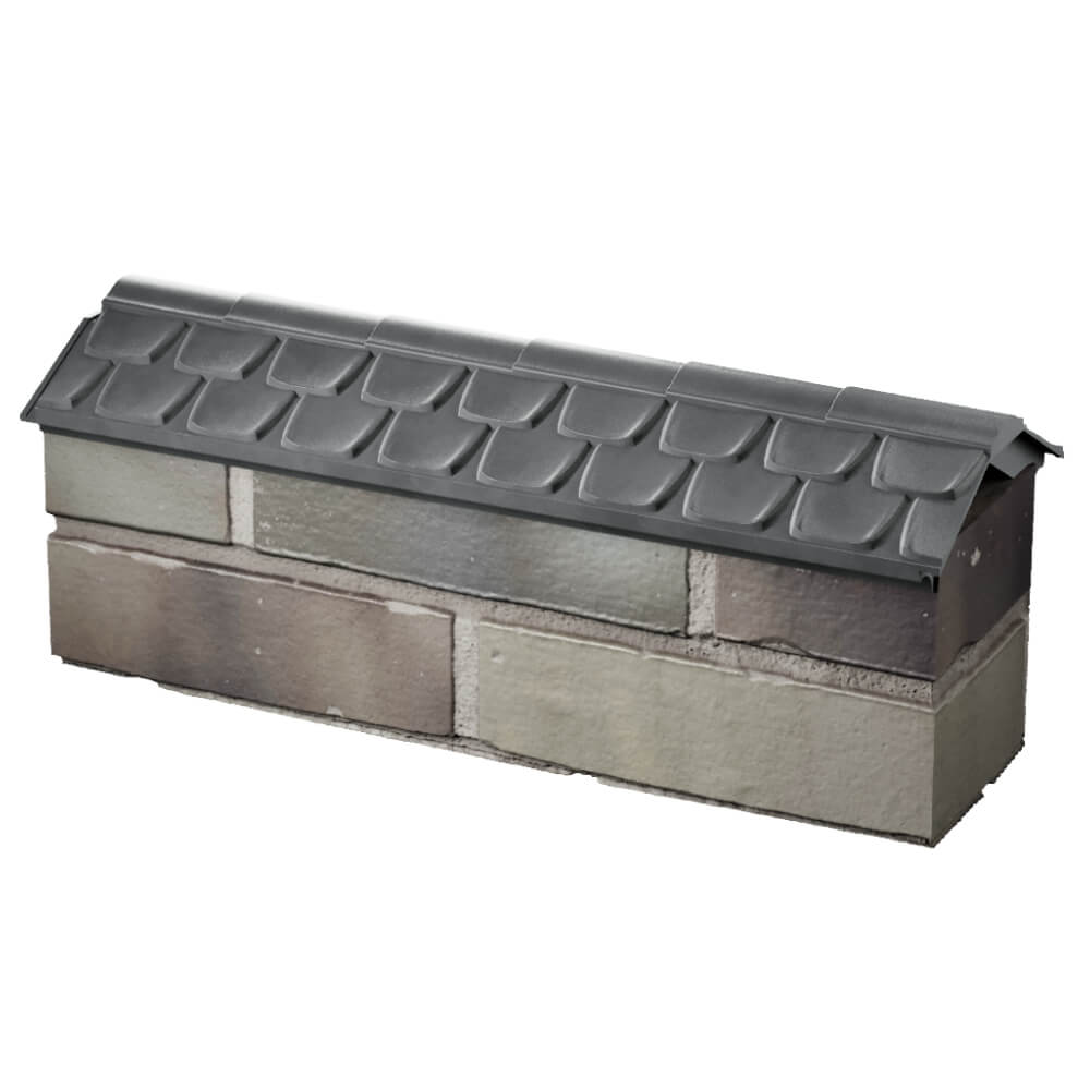 Парапет Zking Эльбрус Серый с посадкой на 0.5 кирпича (130мм) в Первоуральске фото