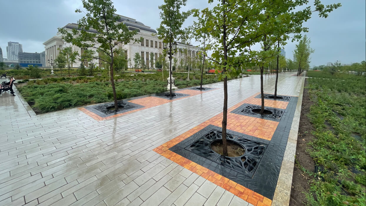 Приствольная решетка для дерева ZKING CRUST 1.2х1.2м Черная в Первоуральске фото