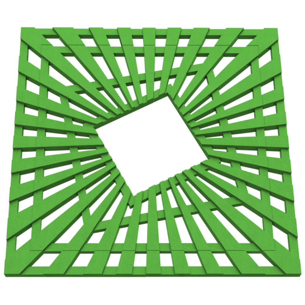 Приствольная решетка для дерева ZKING ATMOSPHERE 1.2х1.2м Зеленая в Первоуральске фото