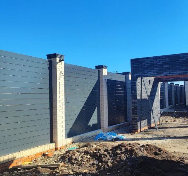 Колпак Zking Бона ХайТек Серый на столб 1.5х1.5 кирпича (385х385мм) в Первоуральске фото