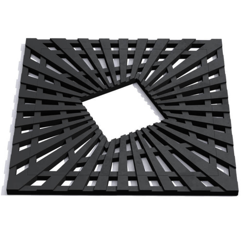 Приствольная решетка для дерева ZKING ATMOSPHERE 1.2х1.2м Черная Первоуральск фото