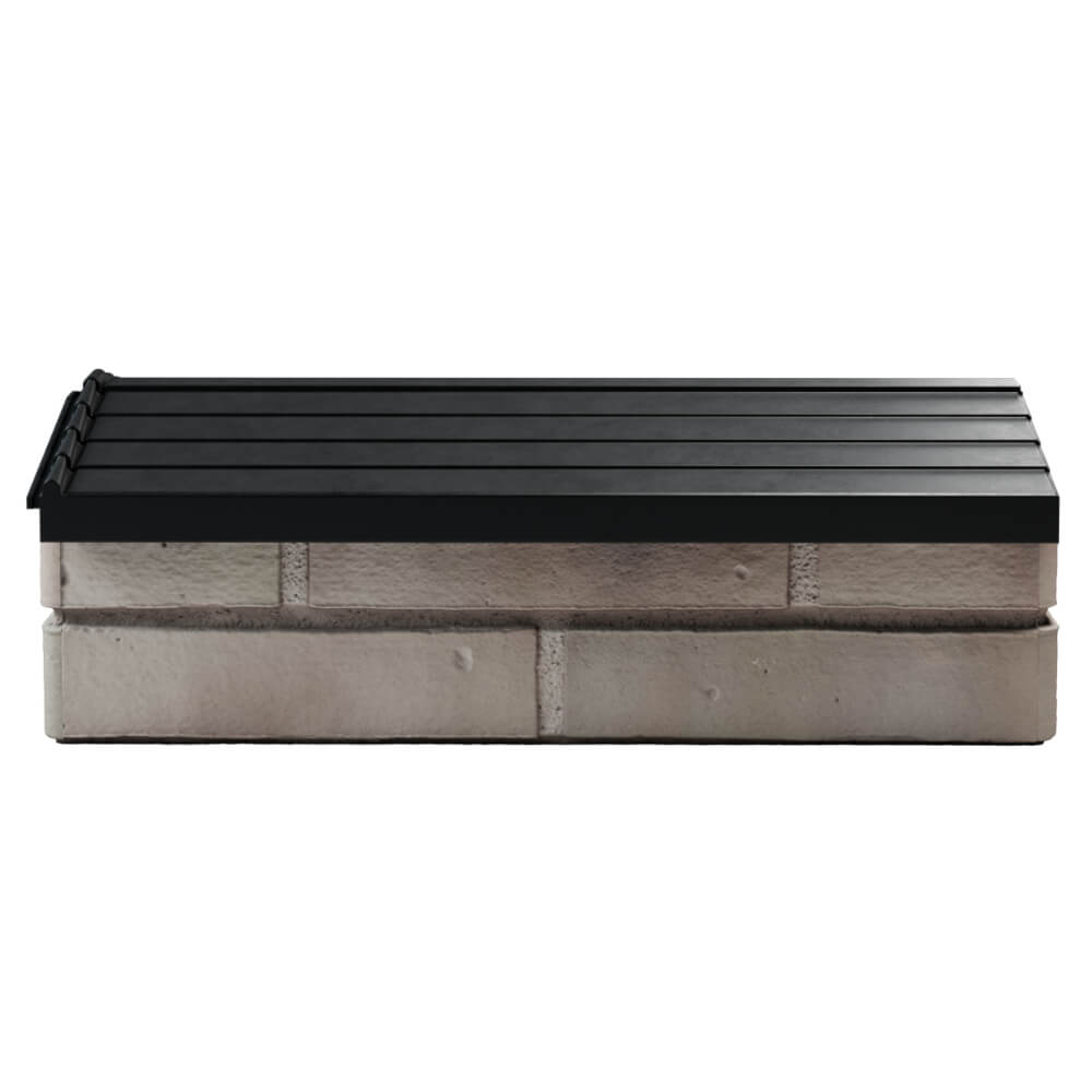 Парапет Zking Бона ХайТек Черный с посадкой на 1 кирпич (200/225/255мм) в Первоуральске фото