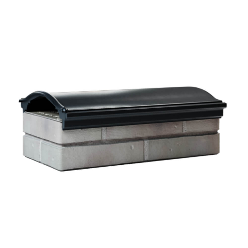 Парапет Zking Монблан Черный посадка на 1 кирпич (200/225/255мм) Первоуральск фото