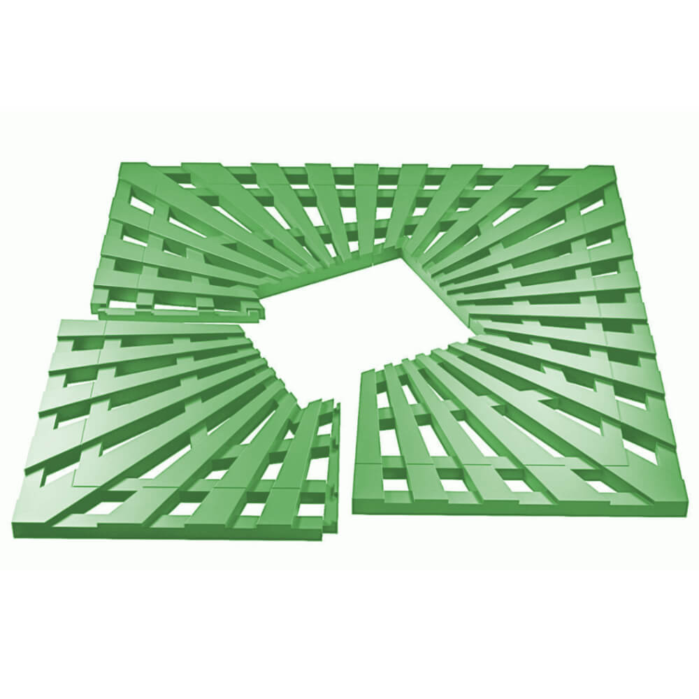 Приствольная решетка для дерева ZKING ATMOSPHERE 1.2х1.2м Зеленая в Первоуральске фото