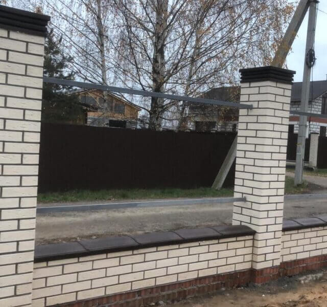 Колпак Zking Бона ХайТек Коричневый на столб 1.5х1.5 кирпича (385х385мм) в Первоуральске фото