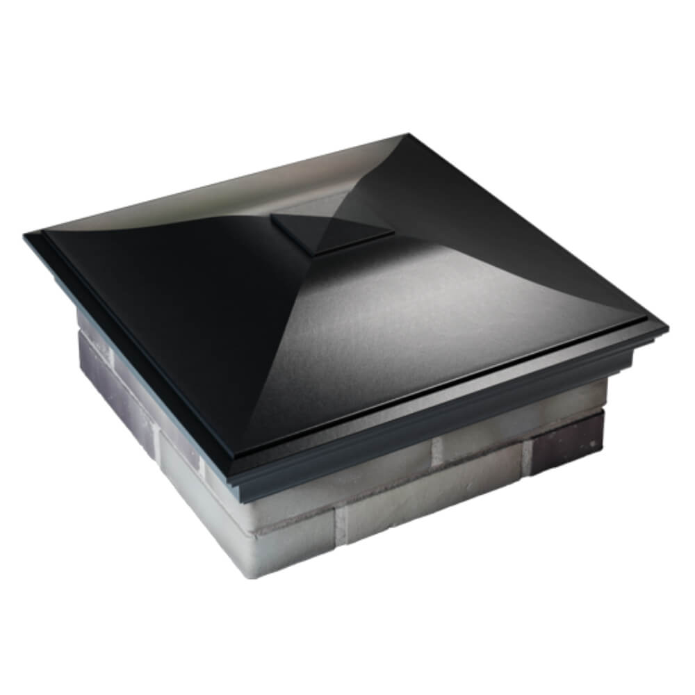 Колпак Zking Монблан Черный на столб 2х2 кирпича (515х515мм) Первоуральск фото