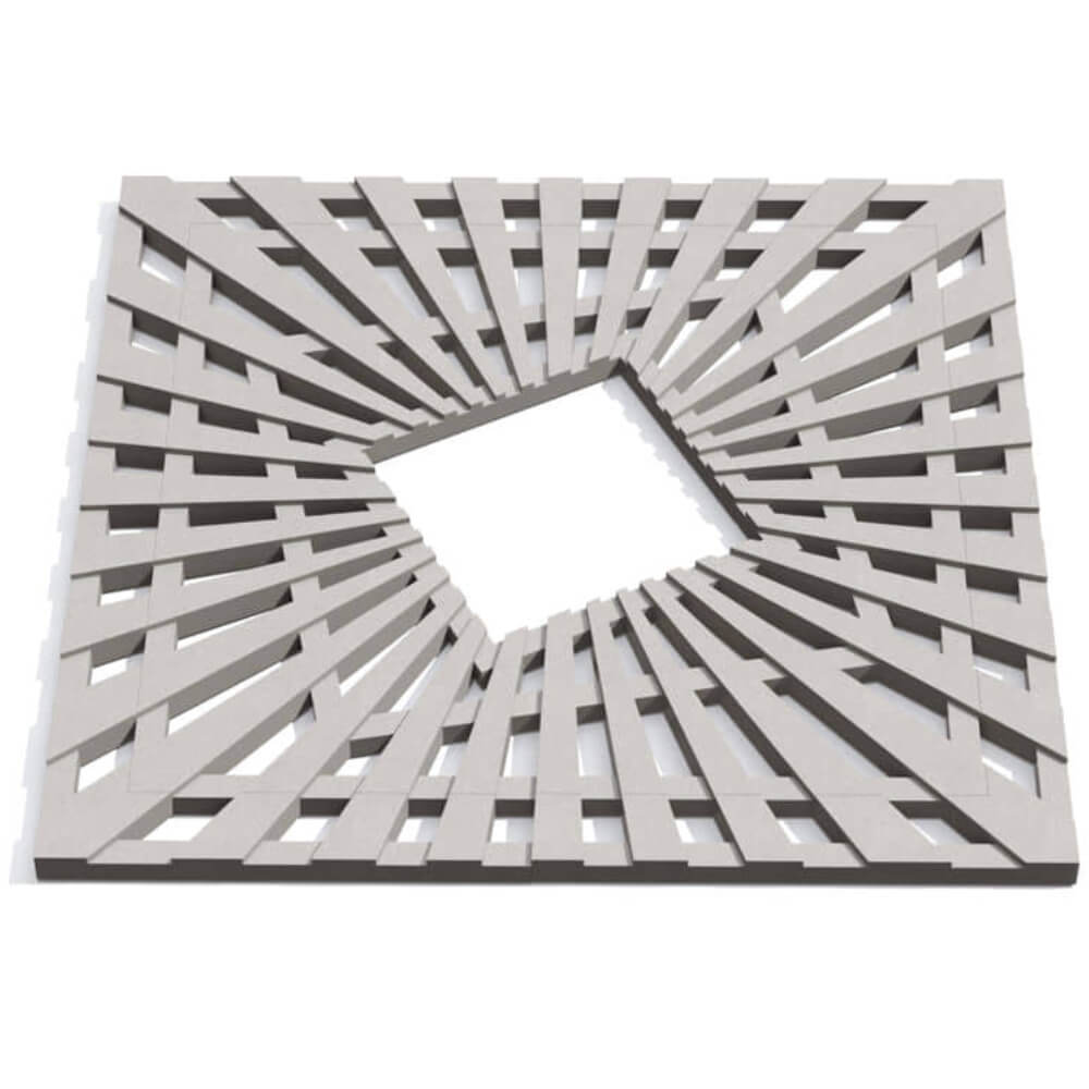 Приствольная решетка для дерева ZKING ATMOSPHERE 1.2х1.2м Бежевая Первоуральск фото