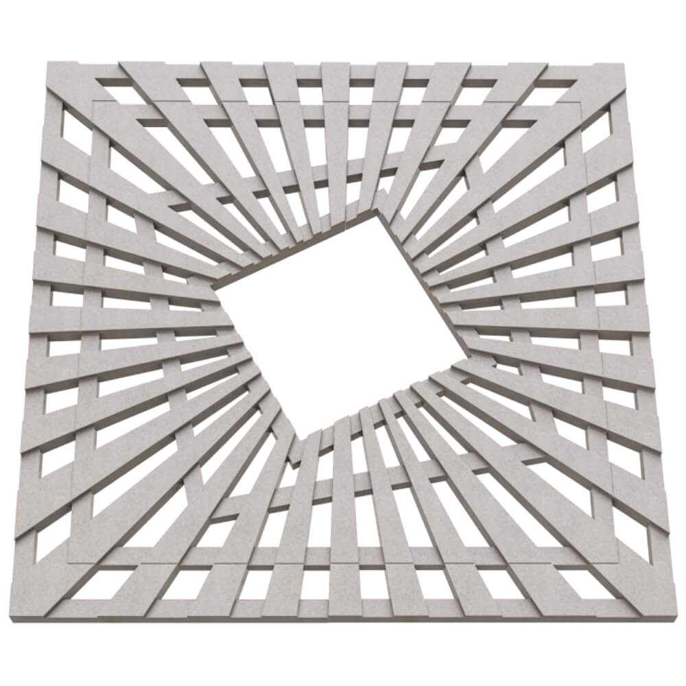 Приствольная решетка для дерева ZKING ATMOSPHERE 1.2х1.2м Бежевая в Первоуральске фото