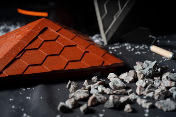 Колпак Zking Эверест Красный на столб 1.5х1.5 кирпича (390х390мм) в Первоуральске фото