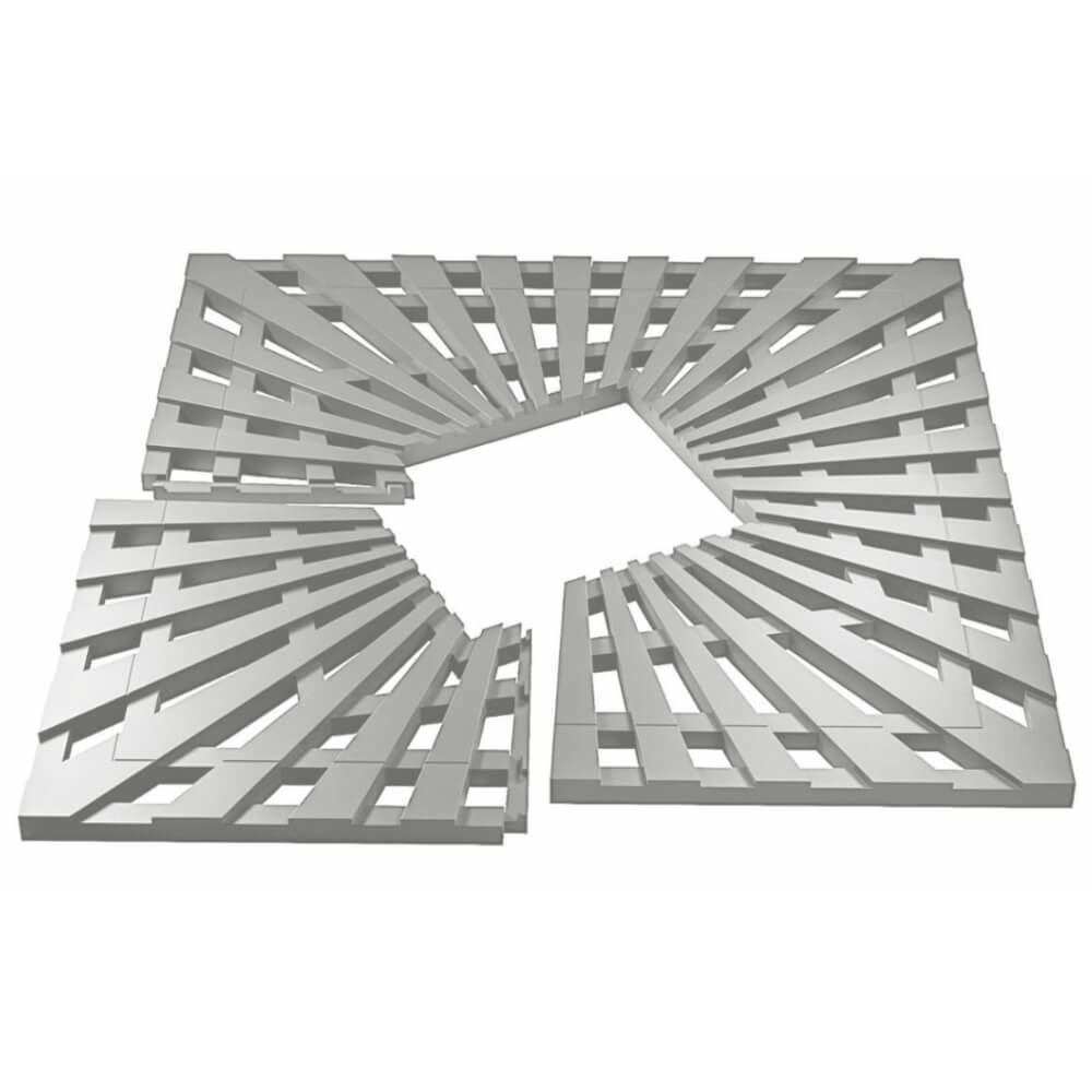 Приствольная решетка для дерева ZKING ATMOSPHERE 1.2х1.2м Бежевая в Первоуральске фото