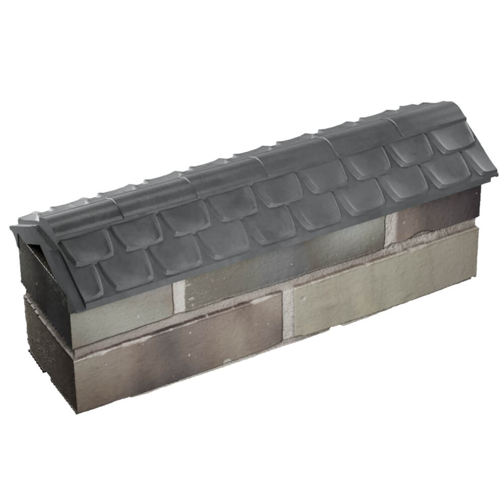 Парапет Zking Эльбрус Серый с посадкой на 0.5 кирпича (130мм) в Первоуральске фото