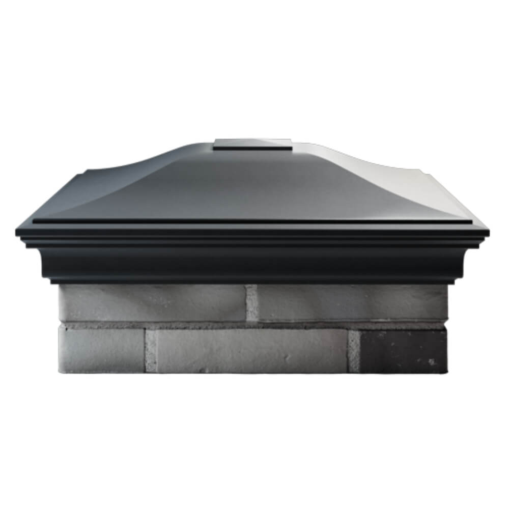 Колпак Zking Монблан Серый на столб 2х2 кирпича (515х515мм) в Первоуральске фото