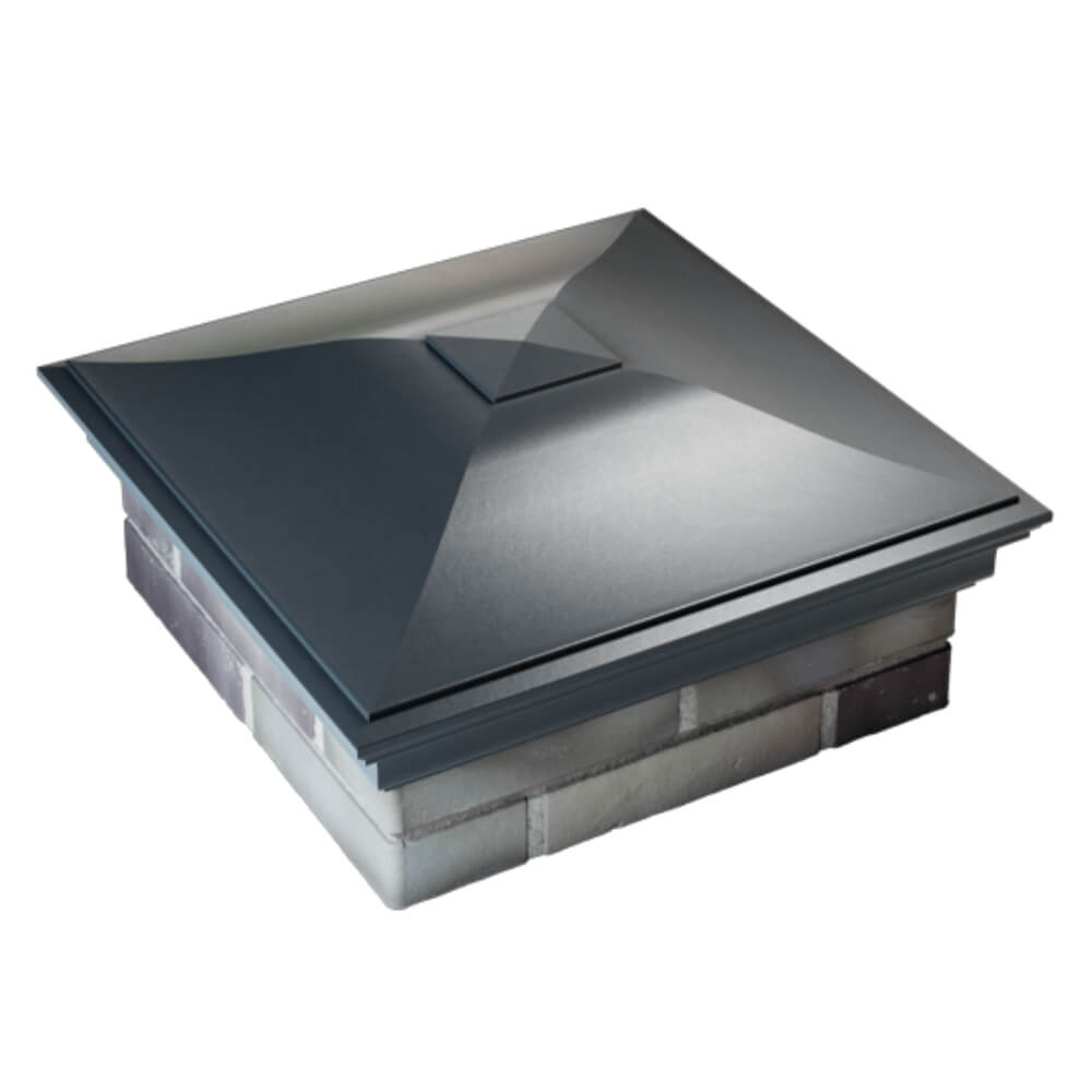 Колпак Zking Монблан Серый на столб 2х2 кирпича (515х515мм) Первоуральск фото