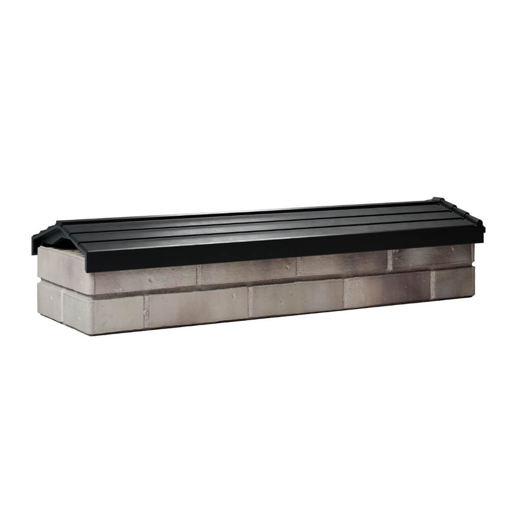 Парапет Zking Бона ХайТек Черный посадка на 0.5 кирпича (130мм) Первоуральск фото