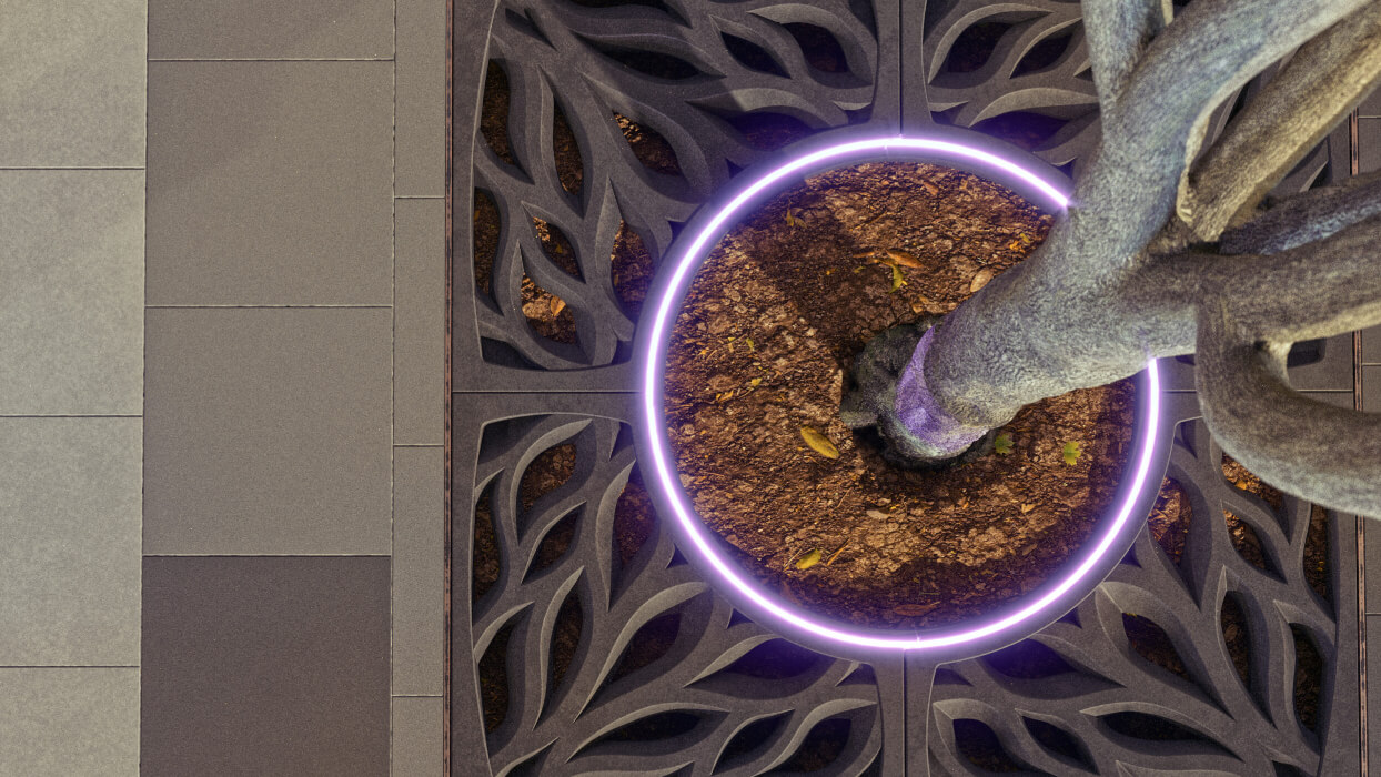 Приствольная решетка для дерева ZKING CRUST 1.2х1.2м Черная в Первоуральске фото