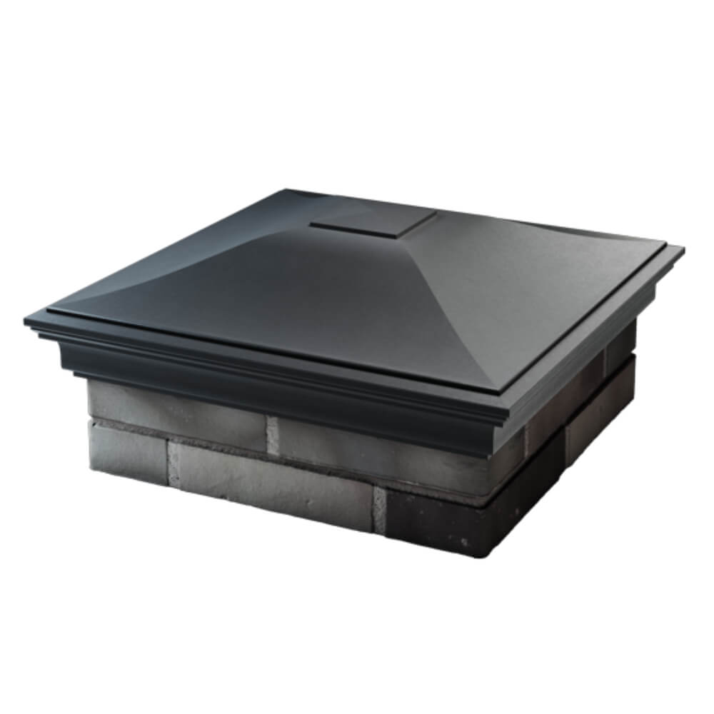 Колпак Zking Монблан Серый на столб 2х2 кирпича (515х515мм) в Первоуральске фото