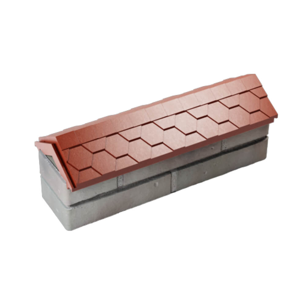 Парапет Zking Эверест Красный с посадкой на 0.5 кирпича (130мм) в Первоуральске фото