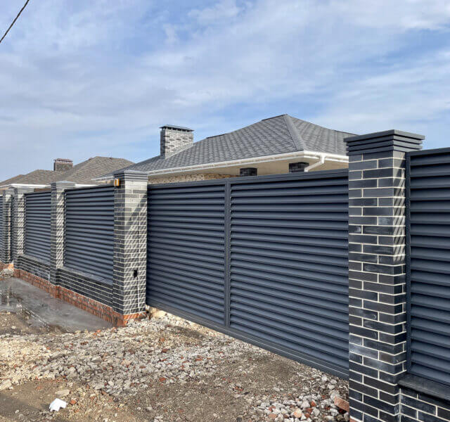 Колпак Zking Бона ХайТек Серый на столб 1.5х1.5 кирпича (385х385мм) в Первоуральске фото