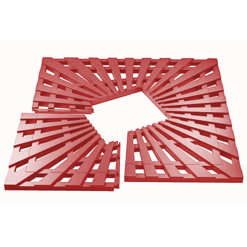 Приствольная решетка для дерева ZKING ATMOSPHERE 1.2х1.2м Красная в Первоуральске фото