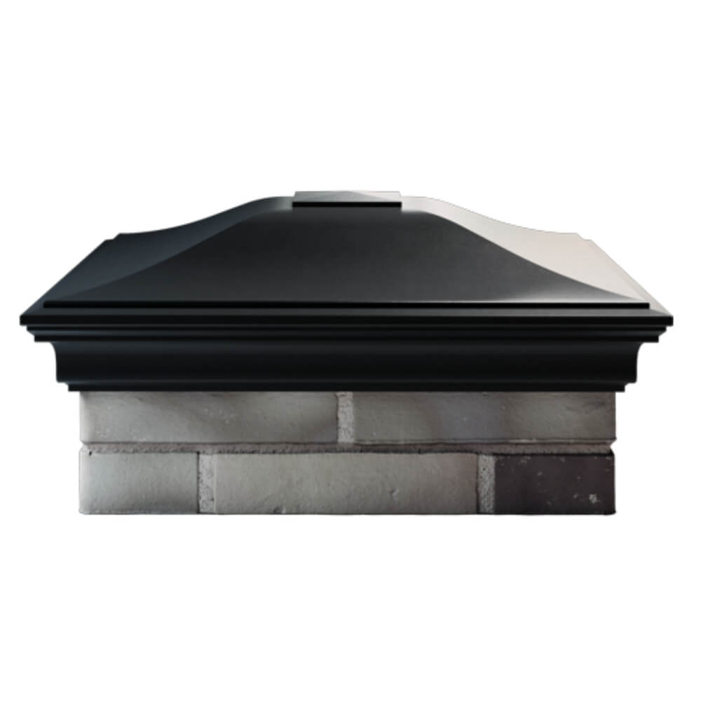 Колпак Zking Монблан Черный на столб 2х2 кирпича (515х515мм) в Первоуральске фото