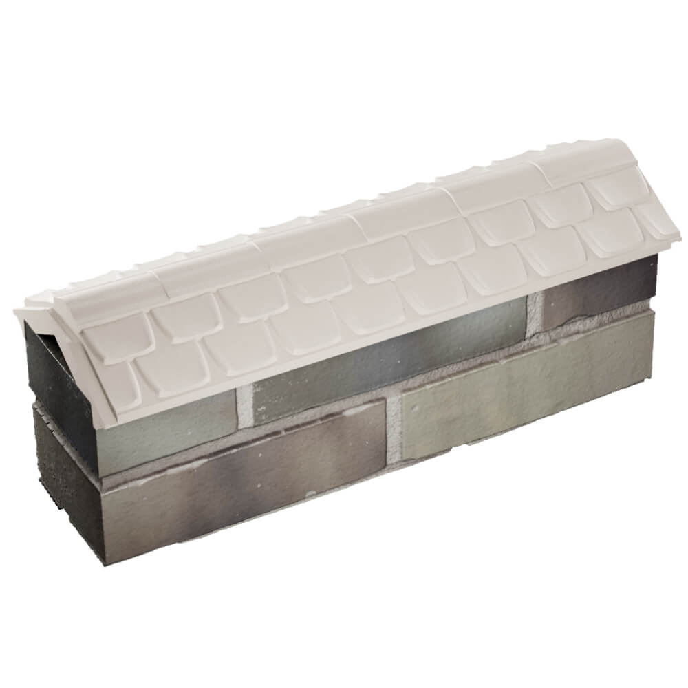 Парапет Zking Эльбрус Бежевый с посадкой на 0.5 кирпича (130мм) в Первоуральске фото