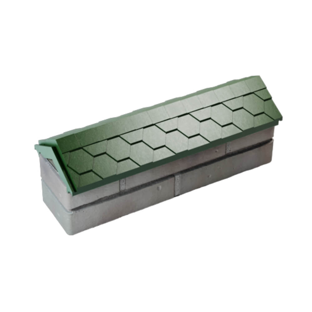 Парапет Zking Эверест Зеленый с посадкой на 0.5 кирпича (130мм) в Первоуральске фото