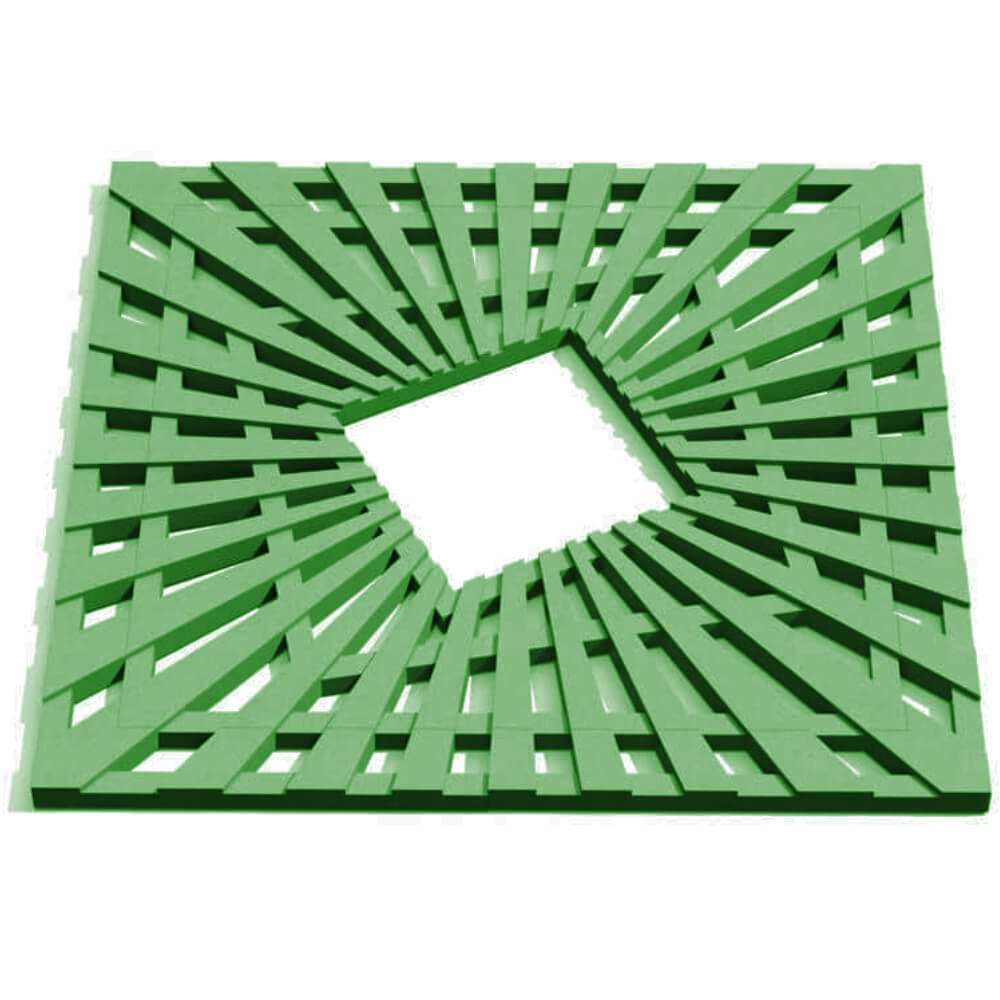 Приствольная решетка для дерева ZKING ATMOSPHERE 1.2х1.2м Зеленая Первоуральск фото