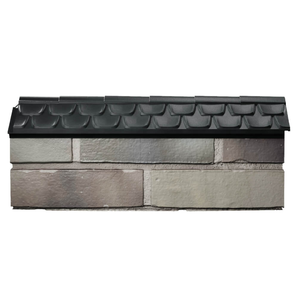 Парапет Zking Эльбрус Черный с посадкой на 0.5 кирпича (130мм) в Первоуральске фото